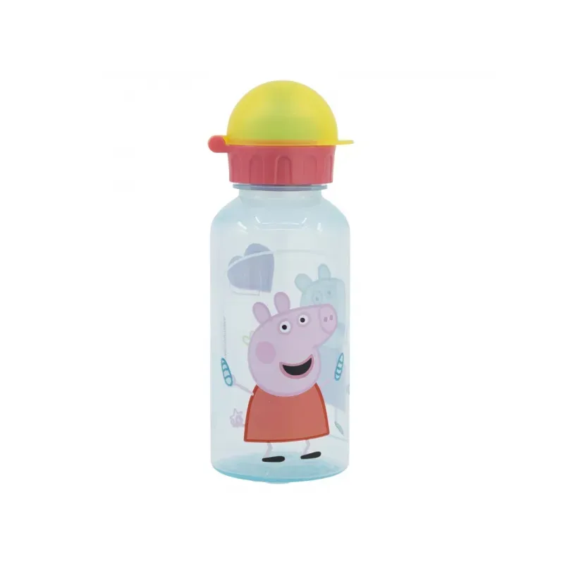 STOR Plastová fľaša Peppa Pig, 370ml, 13910