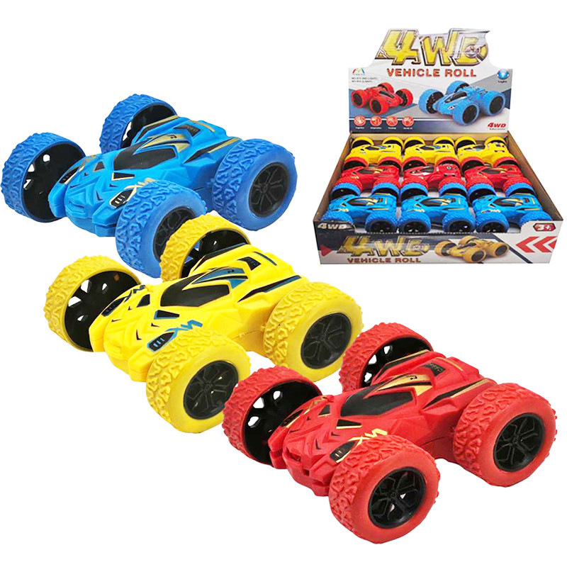 Farebné auto na zotrvačník