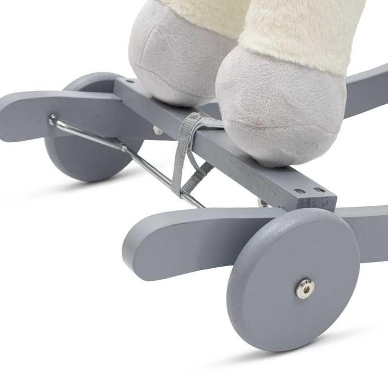 Hojdacia hračka s melódiou a kolieskami Unicorn Baby Mix biela 5