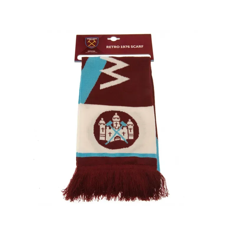 Šál pre fanúšikov WEST HAM UNITED F.C. Retro 1976 Scarf