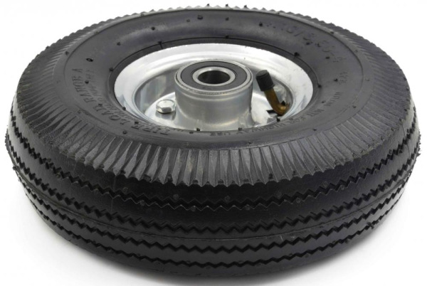 Nafukovacie koleso s ložiskami, otvor 20 mm, priemer 26 cm, šírka 8 cm, bez osky, GEKO 1