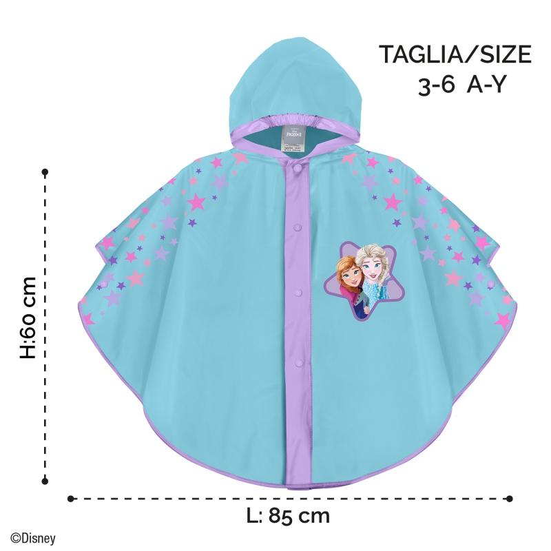 Detský pršiplášť / pončo Perletti Kids, Disney Frozen, 3/6 rokov, 99171 1