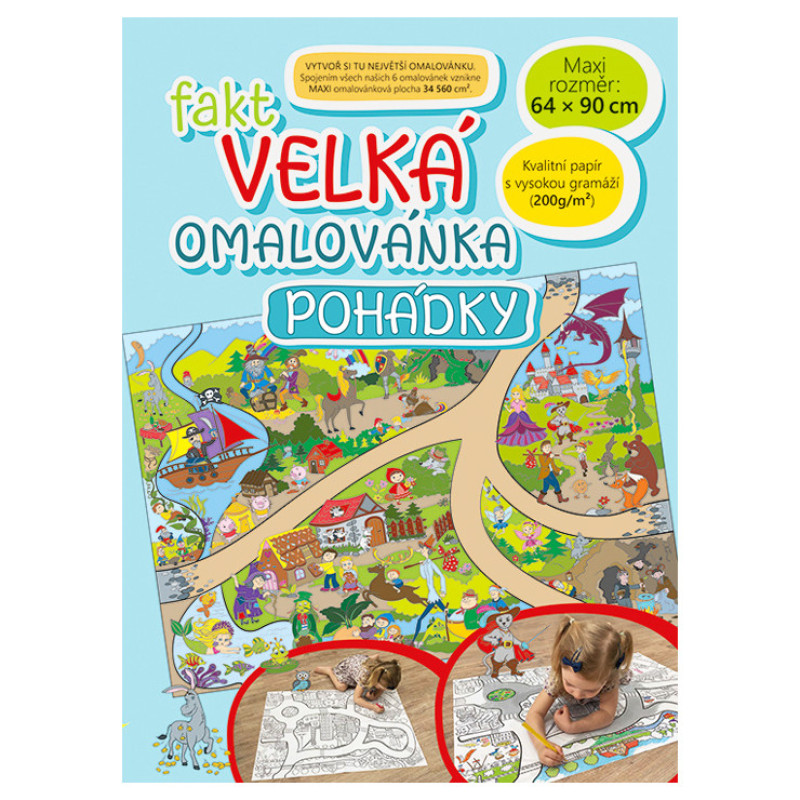 Fakt velká omalovánka Rozprávky