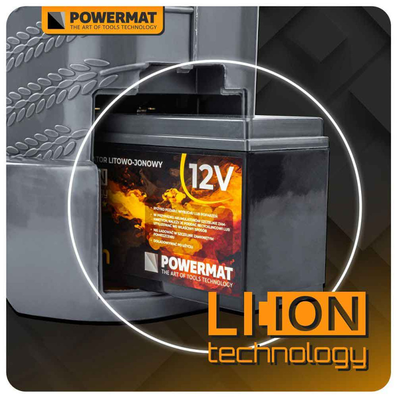 Náhradná batéria pre akumulátorový postrekovač, rozmer 15x10x6,5 cm, 12V, 8Ah, POWERMAT 7