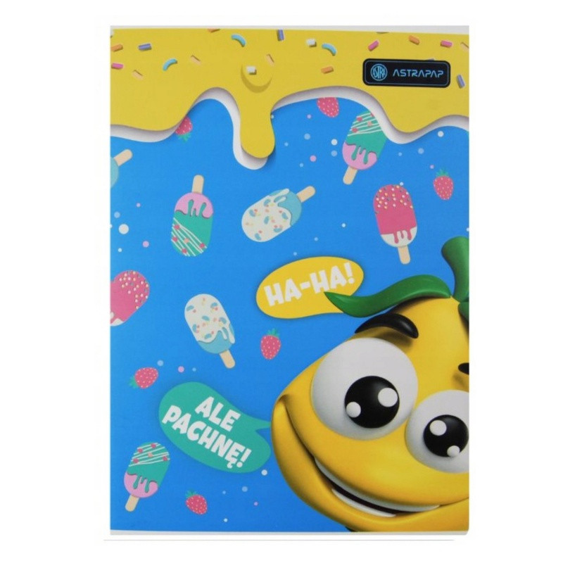 Voňavý zošit A5 štvorčekový AstraPAP Frutos, 32 listov, mix vzorov, 102024012 3