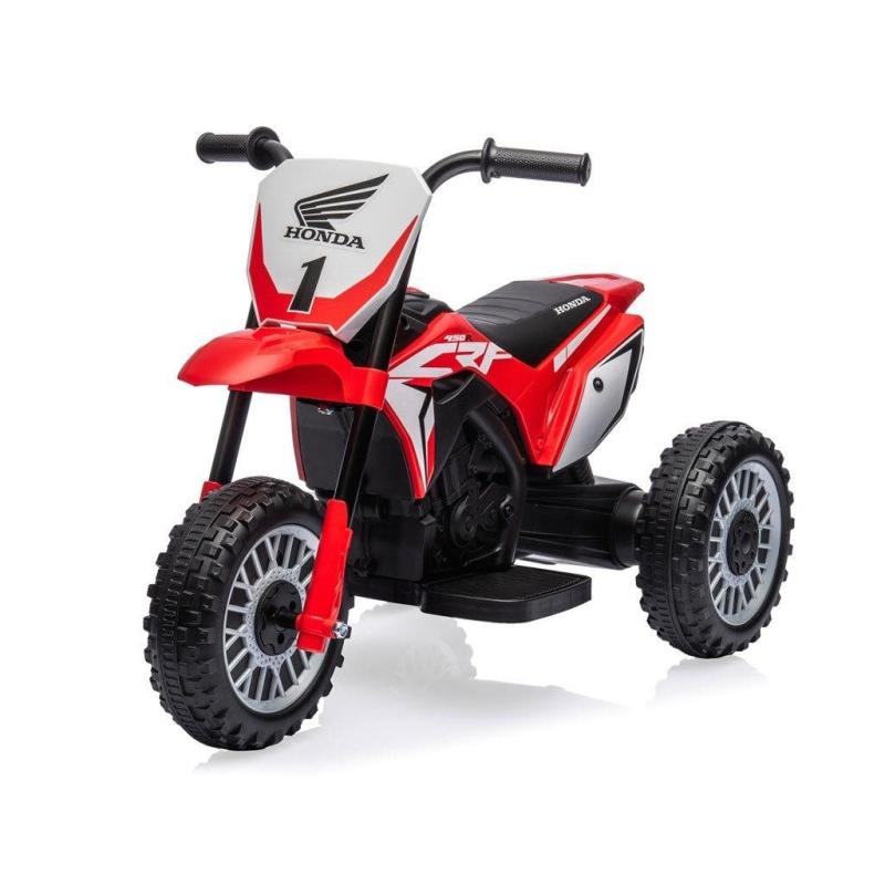 Elektrický motocykel BABY MIX Honda CRF 450R červený