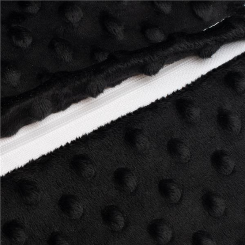 Detský podsedák na stoličku New Baby STANDARD Minky black 1