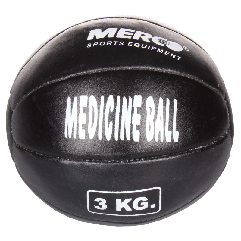 Black Leather kožená medicinbalová lopta