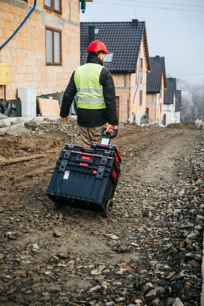 Box QBRICK® System ONE Cart Basic, na náradie, na kolieskach