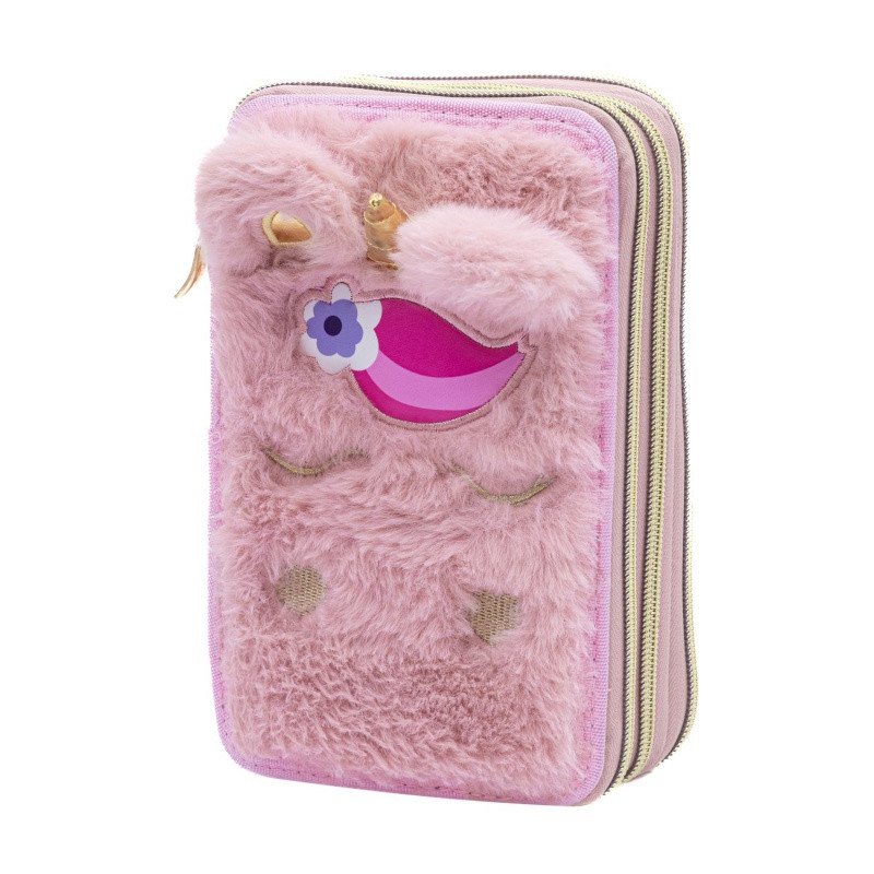 Trojposchodový peračník s náplňou AstraBAG FLUFFY UNICORN, AC31, 503024085 4