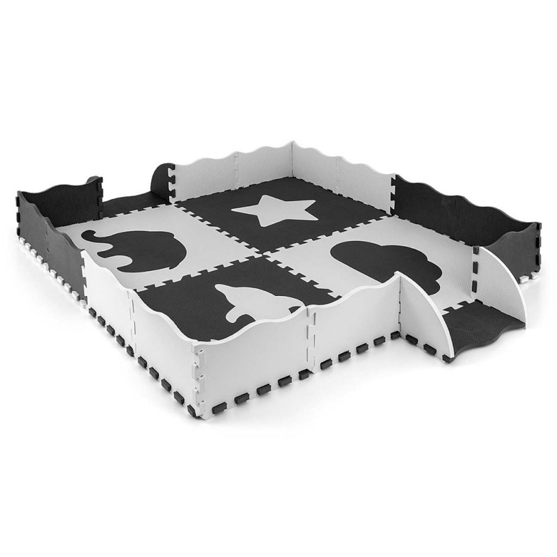 Penové puzzle podložka ohrádka Milly Mally Jolly 2x2 Grey 2