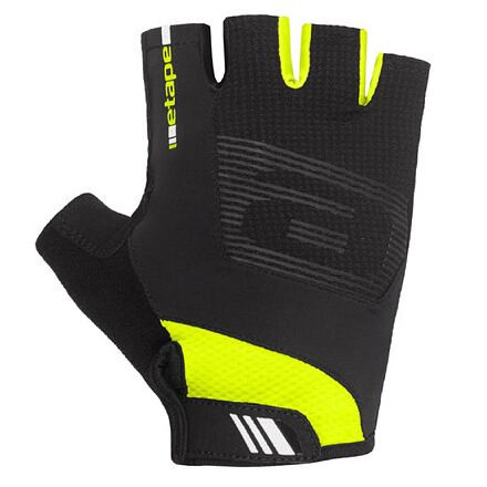 Etape Garda cyklistické rukavice čierna-žltá fluo veľ. L 1