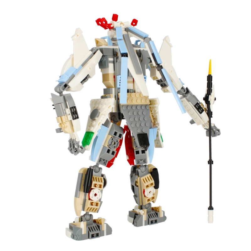 Stavebnica Veľký Robot - 4 druhy 8
