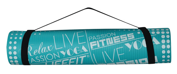 YOGA MAT EXKLUZIV,100x58x1,tyrkys 2
