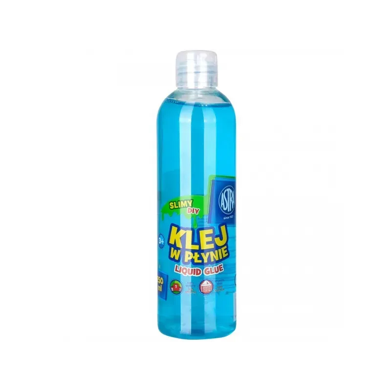 ASTRA Tekuté transparentné lepidlo SLIME PVA Modré, 250ml, 401119009