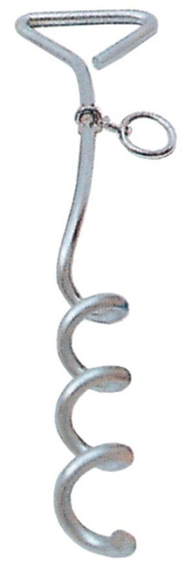Kolík TATRAPET BENNY, pre psa, zavrtávací, kovový, 8mm, 41cm