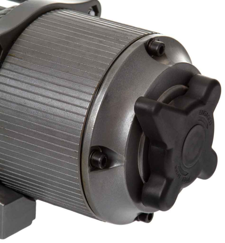 Naviják elektrický, 12V, 800W, max. ťah 1814 kg, oceľové lano 6 mm, MAR-POL 14