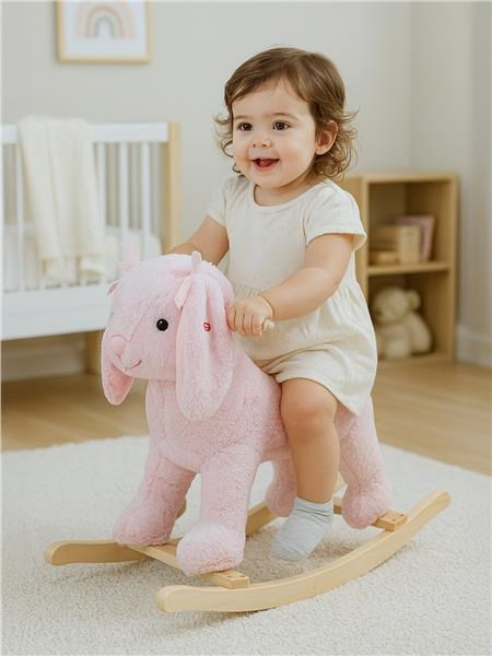 Hojdacia hračka s melódiou Baby Mix Zajačik 5