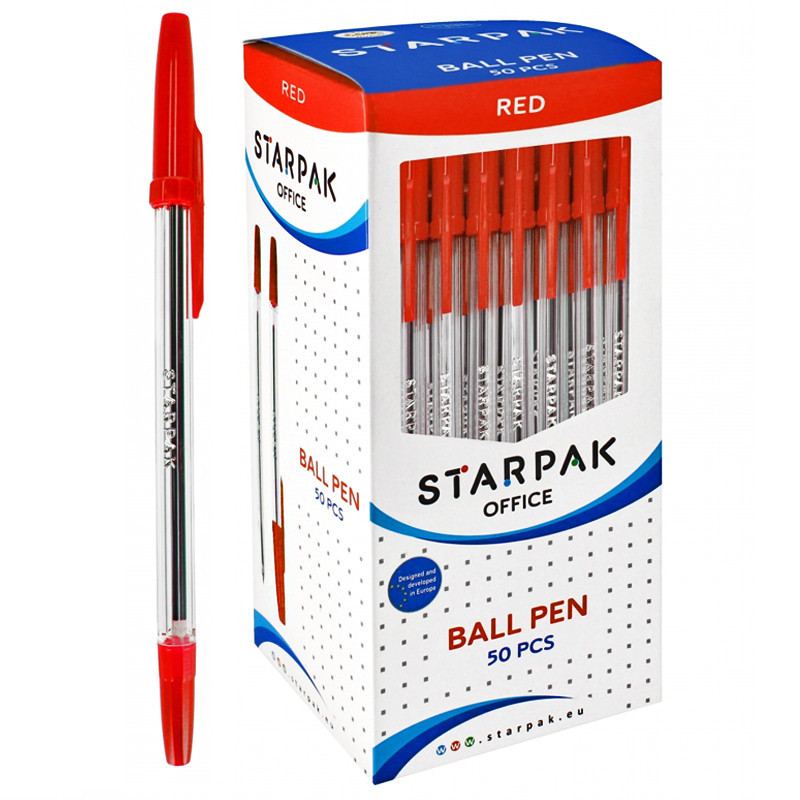 Guličkové pero červené