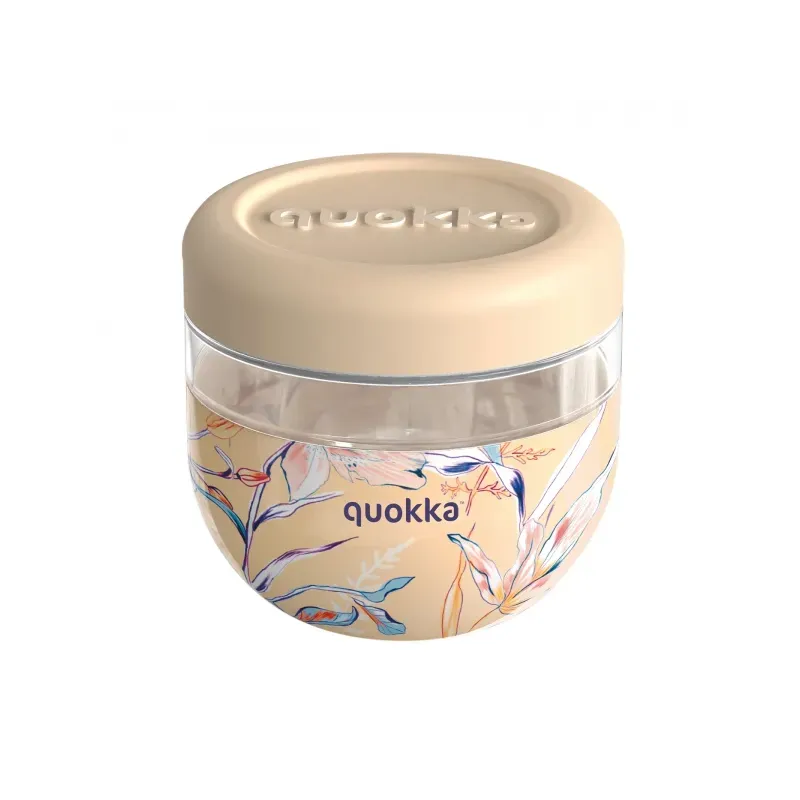 QUOKKA Bubble, Plastová nádoba na jedlo VINTAGE FLORAL, 770ml, 40135