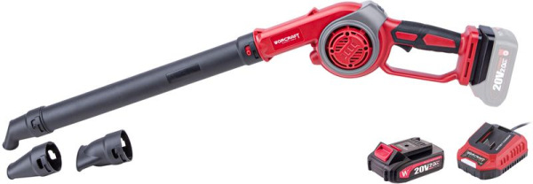 SET Fukár Worcraft CLB-S20LiA ShareSYS, na lístie, 288 km/h, 20V, 1x akumulátor CLB-20V-2.0, 1 x nab