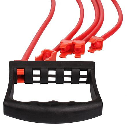 Rubber Expander posilňovač prsných svalov červená 1