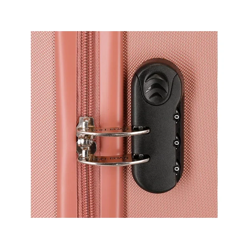 ROLL ROAD Flex Nude, ABS Cestovný kufor, 55x38x20cm, 35L, 584916C (small) 6