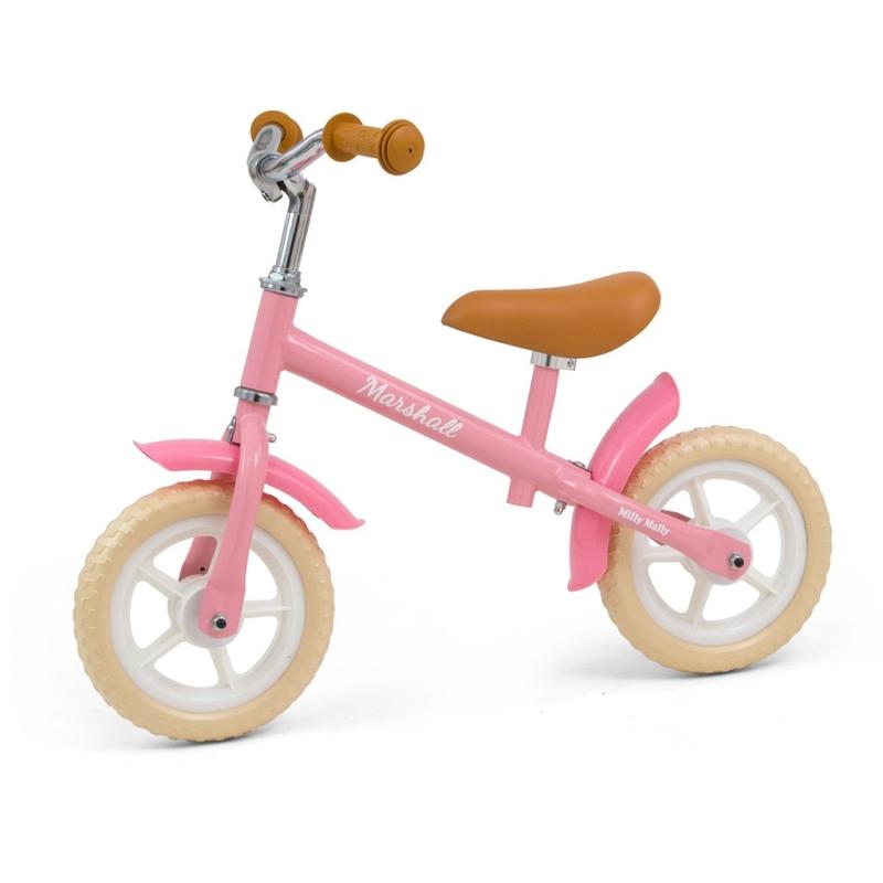 Detské odrážadlo bicykel Milly Mally Marshall Pink