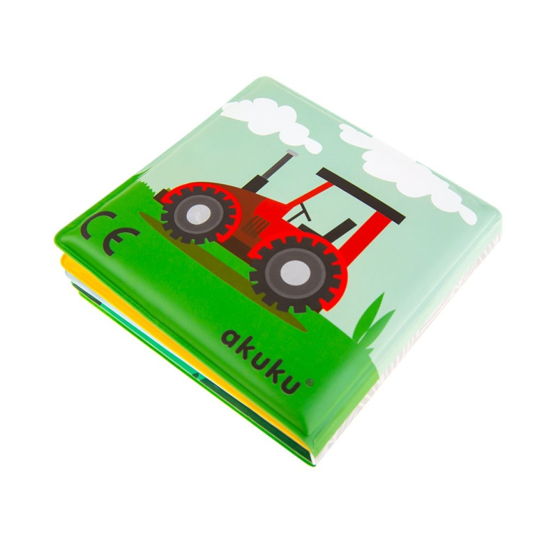 Prvá detská pískacia knižka do vody Akuku First Steps 2