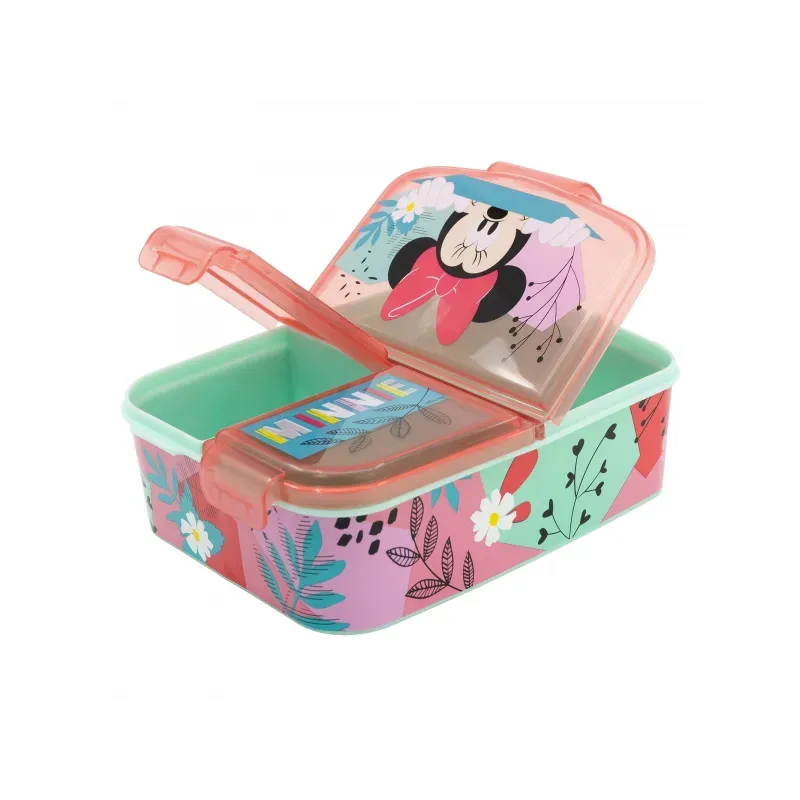 STOR Delený plastový box na desiatu MINNIE MOUSE, 74420