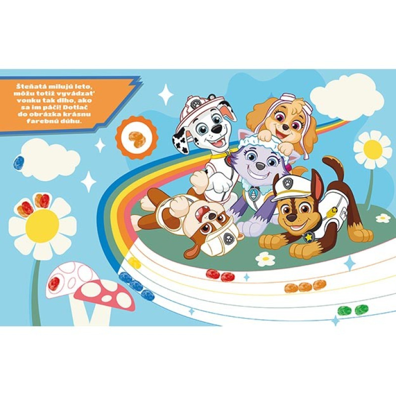 Farebné pršteky Labková patrola modrá 2