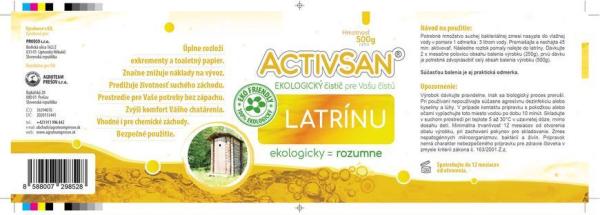 Aktivátor Activsan, do latríny, 500 g