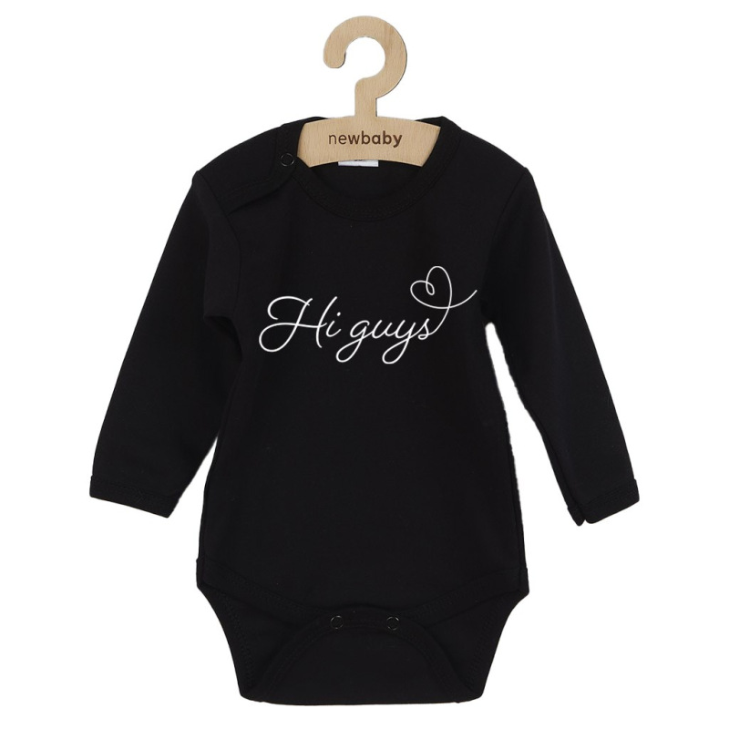 Detské body s potlačou New Baby Hi guys 74 (6-9m) 2