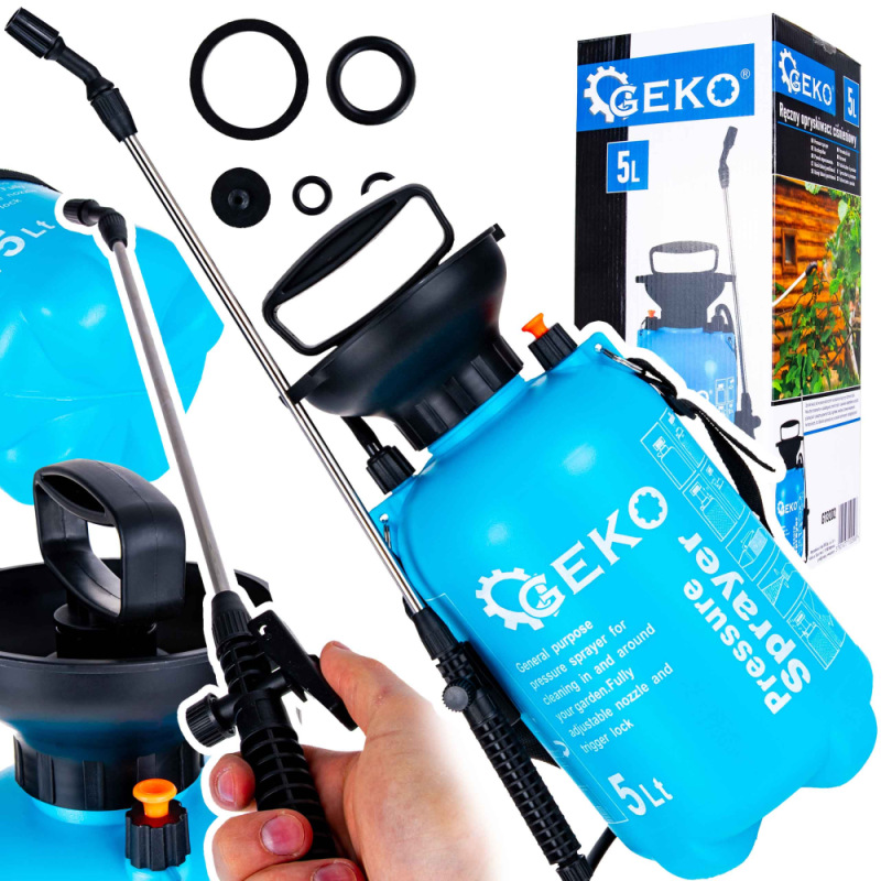 Postrekovač ručný tlakový 5 litrov, GEKO
