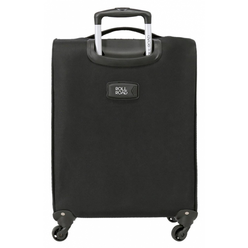 Príručný textilný kufor (small) 55x40x20 cm – Roll Road Royce Black, 39 l, 5019121 5