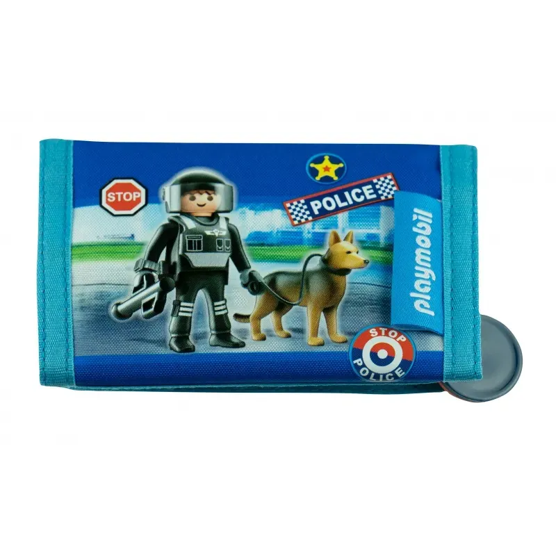 ASTRA Športová detská peňaženka PLAYMOBIL Police, PL-14, 504020008