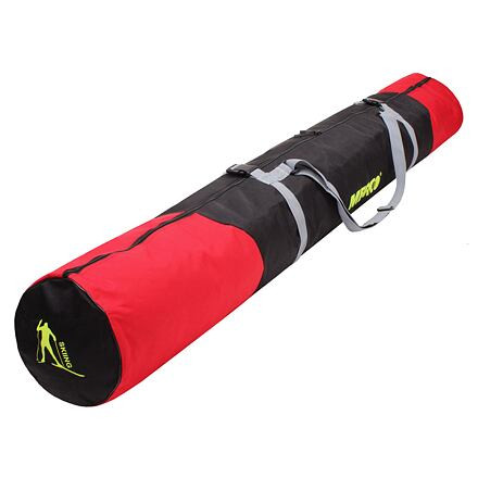 Ski Cross Country Bag vak na lyže čierna-červená