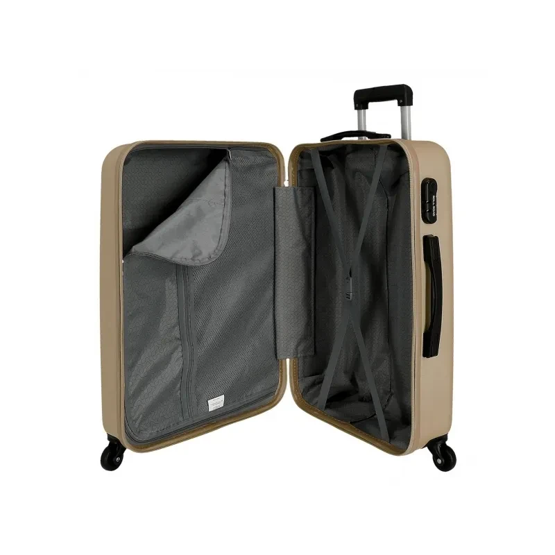 ROLL ROAD Flex Champagne, ABS Cestovný kufor, 65x46x23cm, 56L, 5849269 (medium) 4