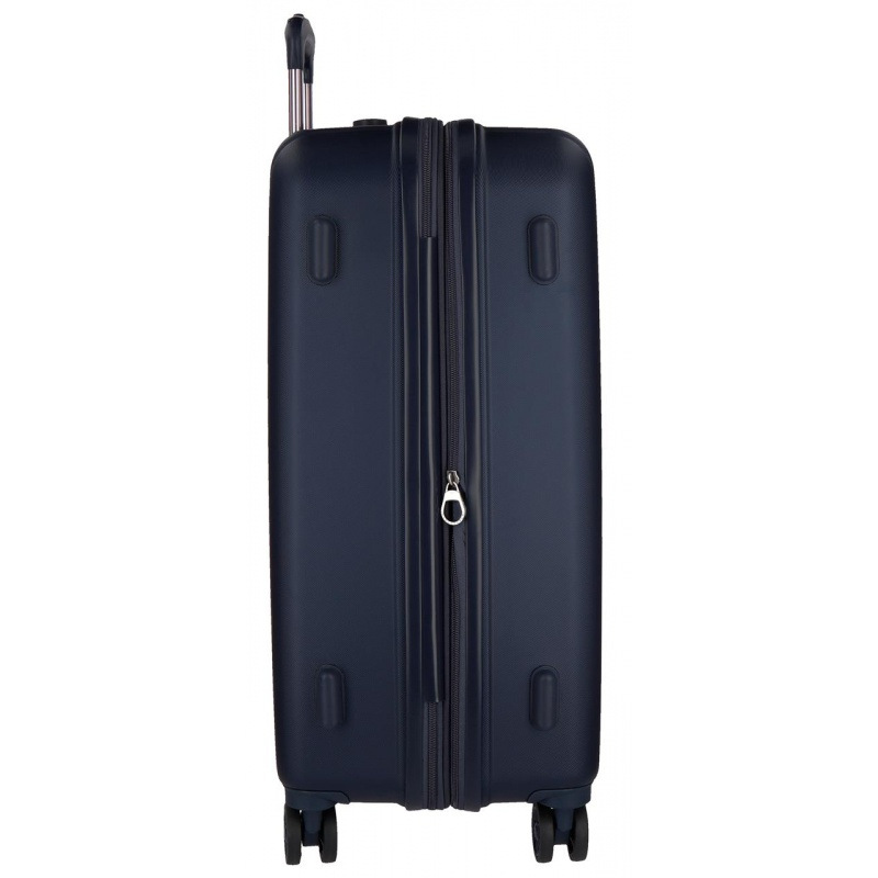 MOVOM Wood Navy Blue, Škrupinový cestovný kufor, 75x52x32cm, 109L, 5319364 (large exp.) 3