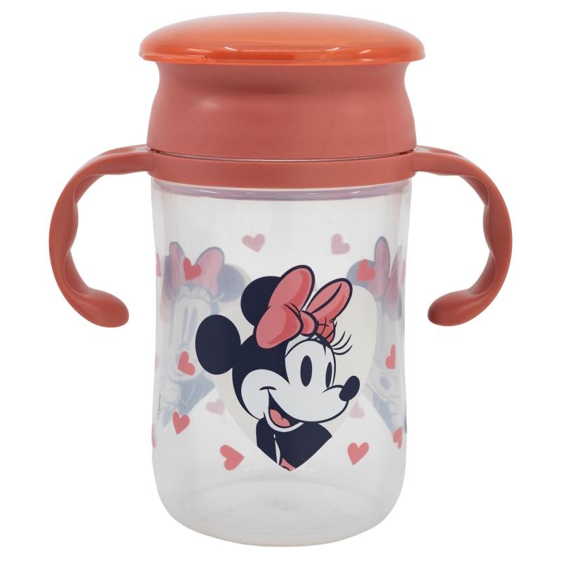 Tréningový hrnček s rúčkami MINNIE MOUSE, 360ml, 13314