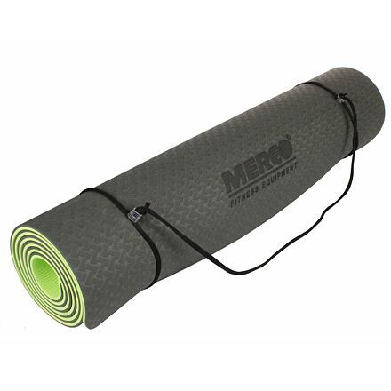 Yoga TPE 6 Double Mat podložka na cvičenie čierno-zelená