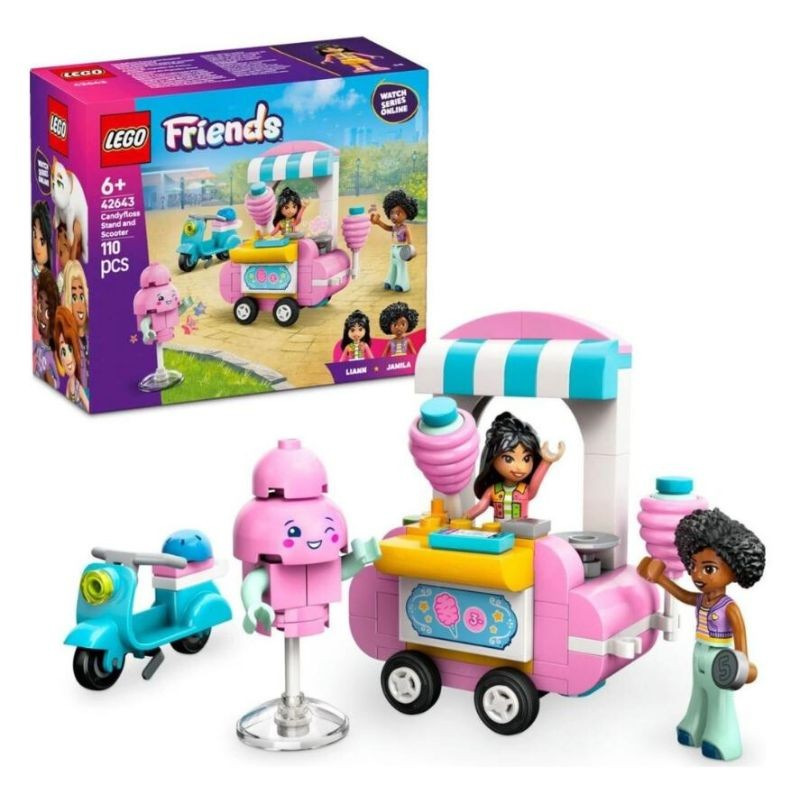 LEGO Friends Stánok s cukrovou vatou a skúter