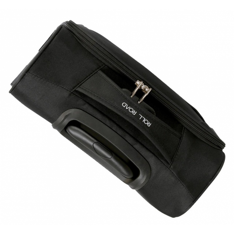 Príručný textilný kufor (small) 55x40x20 cm – Roll Road Royce Black, 39 l, 5019121 4