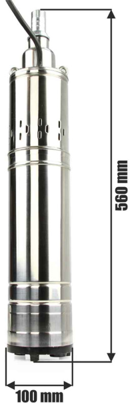 Čerpadlo na vodu ponorné, 230V/50Hz, 28,5l/min, výtlak 70 m, 1100W, priemer 10cm, MAR-POL 8