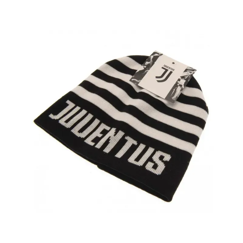 FOREVER COLLECTIBLES Štýlová zimná úpletová čiapka JUVENTUS F.C. Cuff Beanie ST