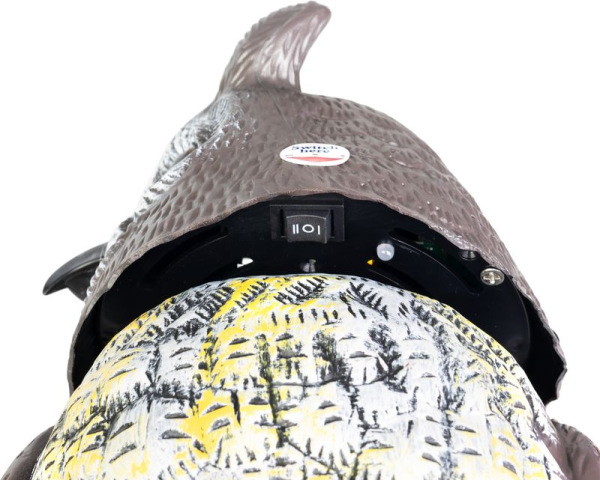 Plašič vtákov Strend Pro, sova, solárna, USB, otočná hlava, zvuk, svietiace oči 3