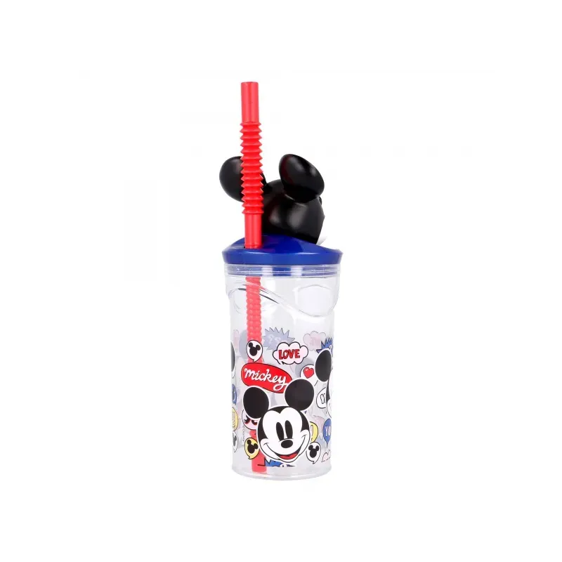 STOR Plastový 3D pohár s figúrkou MICKEY MOUSE, 360ml, 50166