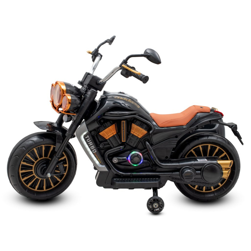 Detská elektrická motorka SideCar Baby Mix čierna 2