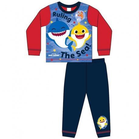 TDP Textiles Chlapčenské bavlnené pyžamo BABY SHARK - 5 rokov (110cm)