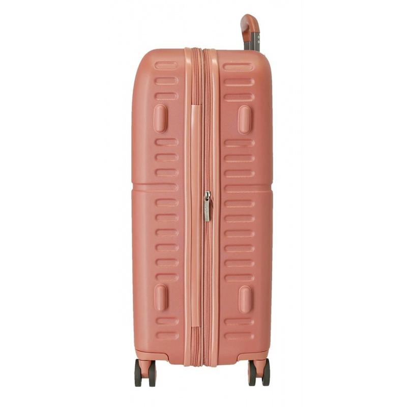 PEPE JEANS Highlight Terracota, Sada luxusných ABS cestovných kufrov 70cm/55cm, 7689526